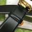 Gucci GG Marmont Wide Belt 40MM in Black Leather