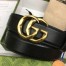 Gucci GG Marmont Belt 30MM in Black Leather
