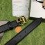 Gucci GG Marmont Belt 30MM in Black Leather