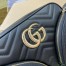 Gucci GG Marmont Small Black Bag with Front Pockets 