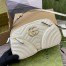 Gucci GG Marmont Small White Bag with Front Pockets