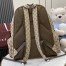 Gucci Large Backpack with Gucci Logo in Beige Original GG Canvas