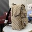 Gucci Medium Backpack with Gucci Logo in Beige Original GG Canvas
