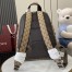 Gucci Medium Backpack with Gucci Logo in Beige Original GG Canvas