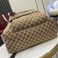 Gucci Medium Backpack with Gucci Logo in Beige Original GG Canvas