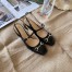Gucci Horsebit Mary Jane Pumps in Black Patent Calfskin