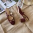 Gucci Horsebit Mary Jane Pumps in Red Patent Calfskin