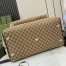 Gucci Medium GG Duffle Bag in Beige Original GG Canvas 