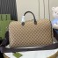 Gucci Medium GG Duffle Bag in Beige Original GG Canvas 