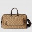 Gucci Medium GG Duffle Bag in Beige Original GG Canvas 