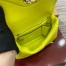 Gucci GG Milano Mini Top Handle Bag in Bright Green GG Puffy Leather