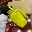 Gucci GG Milano Mini Top Handle Bag in Bright Green GG Puffy Leather