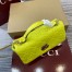 Gucci GG Milano Mini Top Handle Bag in Bright Green GG Puffy Leather