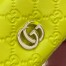 Gucci GG Milano Mini Top Handle Bag in Bright Green GG Puffy Leather