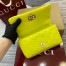 Gucci GG Milano Mini Top Handle Bag in Bright Green GG Puffy Leather