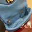 Gucci GG Milano Mini Top Handle Bag in Blue GG Puffy Leather
