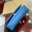 Gucci GG Milano Mini Top Handle Bag in Blue GG Puffy Leather