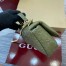 Gucci GG Milano Mini Top Handle Bag in Green GG Puffy Leather