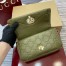 Gucci GG Milano Mini Top Handle Bag in Green GG Puffy Leather