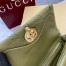 Gucci GG Milano Mini Top Handle Bag in Green GG Puffy Leather