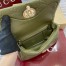 Gucci GG Milano Mini Top Handle Bag in Green GG Puffy Leather