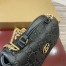 Gucci GG Milano Mini Top Handle Bag in Black GG Puffy Leather