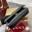 Gucci GG Milano Mini Top Handle Bag in Black GG Puffy Leather