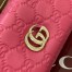 Gucci GG Milano Mini Top Handle Bag in Pink GG Puffy Leather