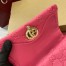 Gucci GG Milano Mini Top Handle Bag in Pink GG Puffy Leather