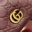 Gucci GG Milano Mini Top Handle Bag in Red GG Puffy Leather