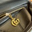 Gucci GG Milano Mini Top Handle Bag in Black Puffy Quilted Leather