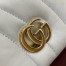 Gucci GG Milano Mini Top Handle Bag in White Puffy Quilted Leather