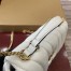 Gucci GG Milano Mini Top Handle Bag in White Puffy Quilted Leather