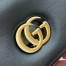 Gucci GG Milano Mini Top Handle Bag in Black Puffy Leather