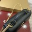 Gucci GG Milano Mini Top Handle Bag in Black Puffy Leather