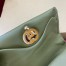 Gucci GG Milano Mini Top Handle Bag in Green Puffy Leather