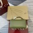 Gucci GG Milano Mini Top Handle Bag in Green Puffy Leather