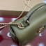 Gucci GG Milano Mini Top Handle Bag in Green Puffy Leather