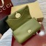 Gucci GG Milano Mini Top Handle Bag in Green Puffy Leather