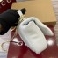 Gucci GG Milano Mini Top Handle Bag in White Puffy Leather