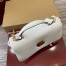 Gucci GG Milano Mini Top Handle Bag in White Puffy Leather