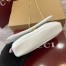 Gucci GG Milano Mini Top Handle Bag in White Puffy Leather