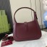 Gucci Jackie 1961 Small Shoulder Bag in Red Calfskin