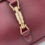 Gucci Jackie 1961 Small Shoulder Bag in Bordeaux Grained Calfskin