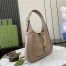 Gucci Jackie 1961 Small Shoulder Bag in Taupe Grained Calfskin
