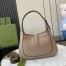 Gucci Jackie 1961 Small Shoulder Bag in Taupe Grained Calfskin