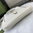Gucci Jackie 1961 Small Shoulder Bag in White Grained Calfskin