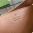 Gucci Padlock Small Shoulder Bag in GG Canvas with Brown Leather