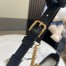 Gucci Padlock Small Shoulder Bag in GG Canvas with Black Leather