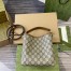 Gucci GG Emblem Mini Bucket Bag in Beige GG Canvas
